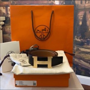 Authentic HERMES Constance H Reversible Belt